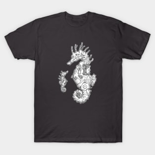Steampunk Seahorses T-Shirt